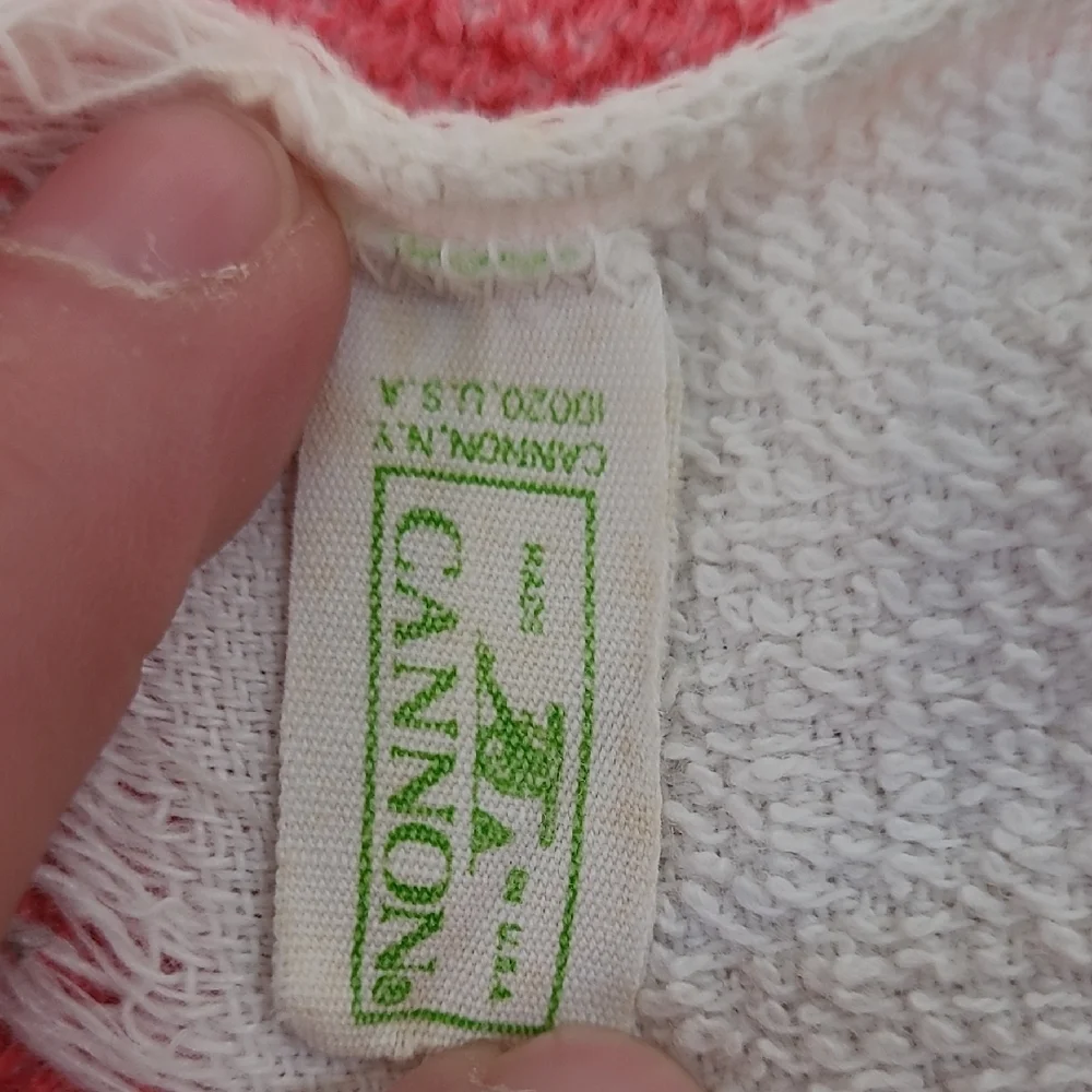 HTF Vintage Cannon Confederate Battle Flag Beach Towel Rare